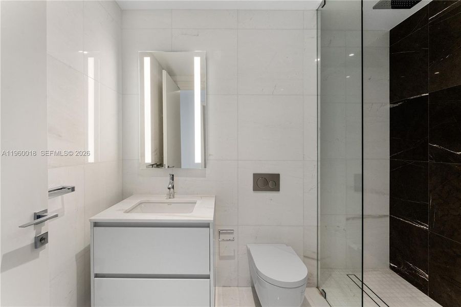 Furnished interior view inside a new home in , Miami (Image 12).