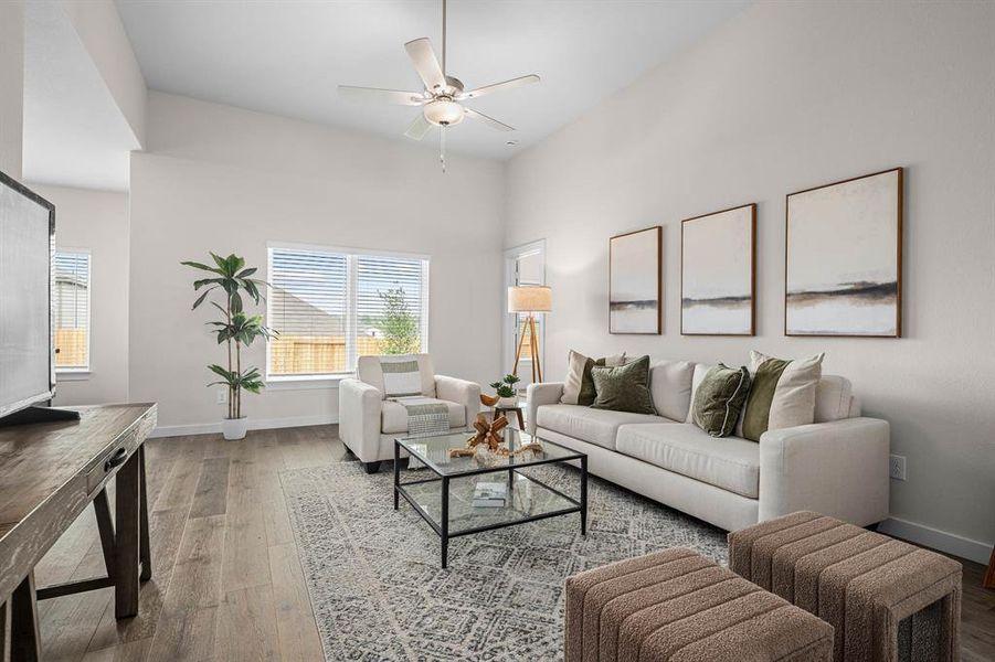 Furnished interior view inside a new home in Vista West, Fort Worth (Image 6).