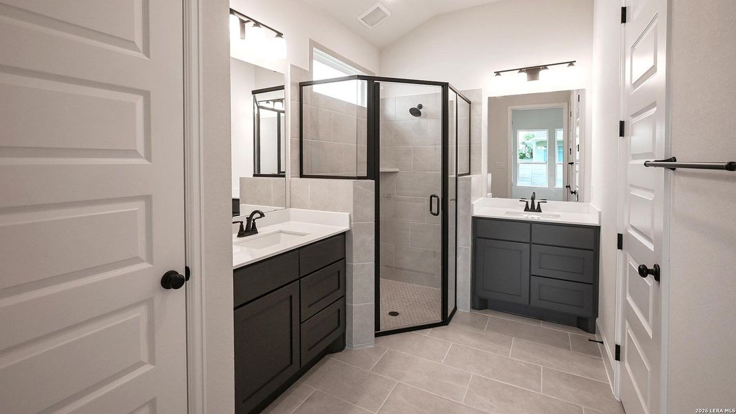 Furnished interior view inside a new home in Solms Landing, New Braunfels (Image 14).