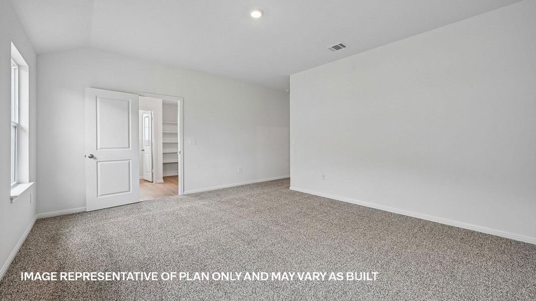 Representative unfurnished interior of a home built from the The Nicole by D.R. Horton in Bar W Ranch, Leander (Image 33).
