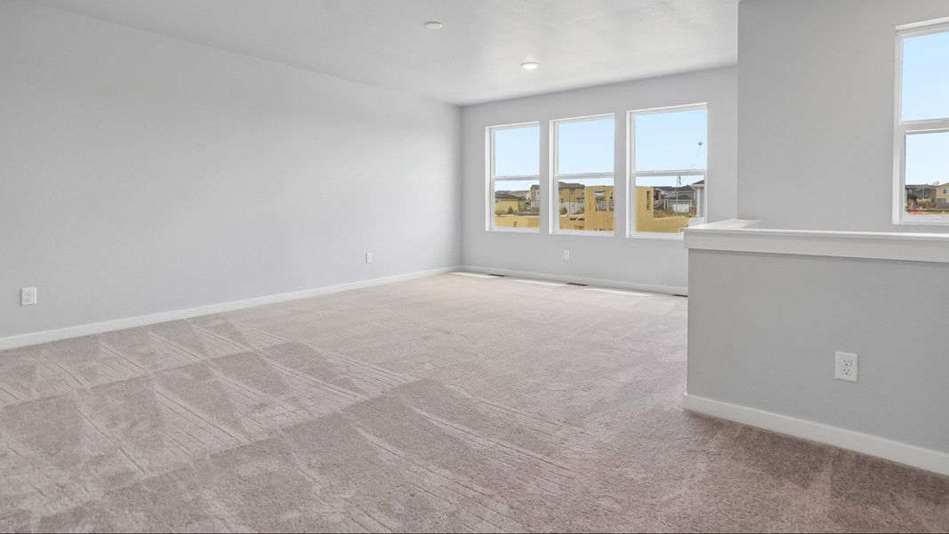 Furnished interior view inside a new home in Windler Townhomes, Aurora (Image 24).