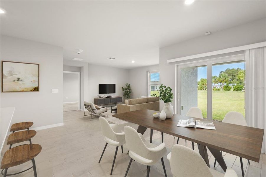Furnished interior view inside a new home in , North Port (Image 13).