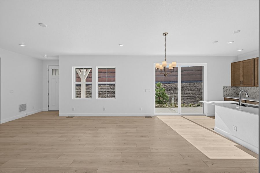 Spacious, unfurnished interior of a new home in Trailstone, Arvada (Image 11). Spacious, unfurnished interior of a new home in Trailstone, Arvada (Image 11).