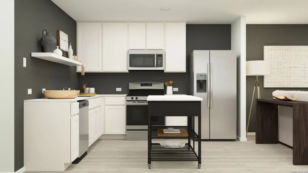 Furnished interior view inside a new home in Sapphire Grove, San Antonio (Image 14).