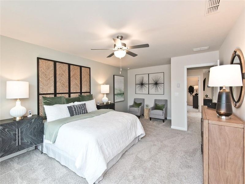 Furnished interior view inside a new home in Ivey Township, Dallas (Image 11).