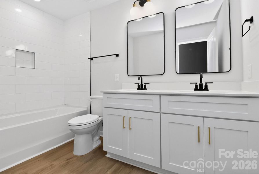 Furnished interior view inside a new home in , Charlotte (Image 12). Furnished interior view inside a new home in , Charlotte (Image 12).