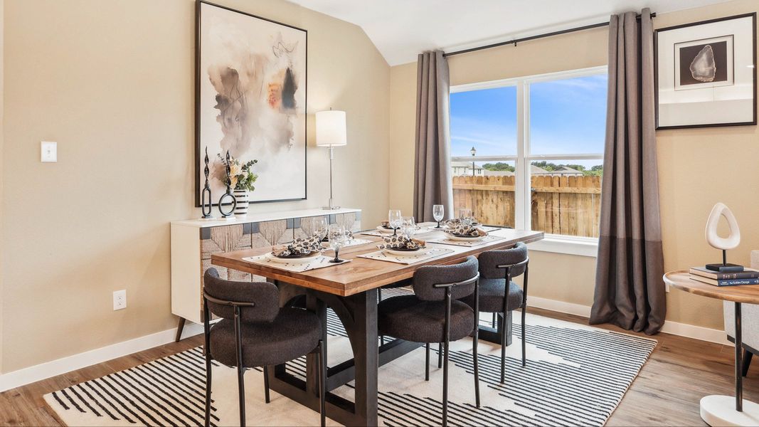 Representative furnished interior of a home built from the Paramount by DRB Homes in Morningside, Josephine (Image 5).