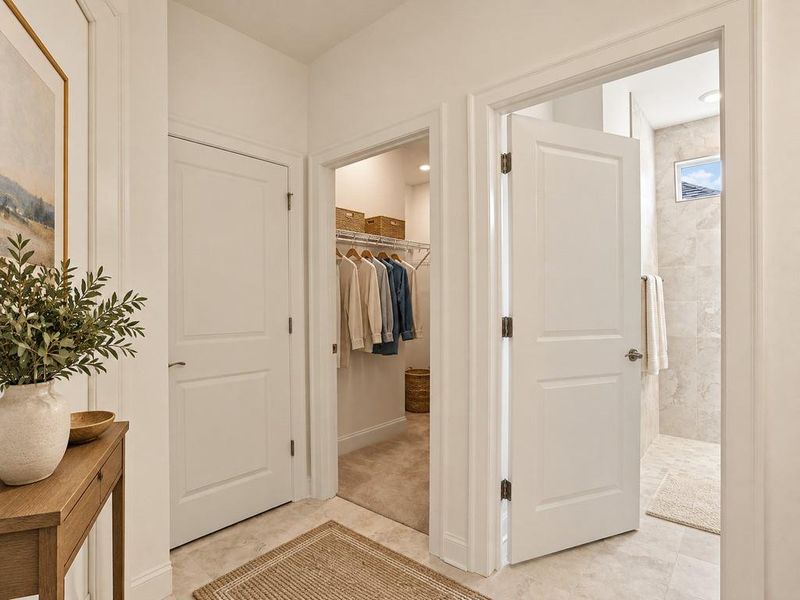 Furnished interior view inside a new home in , Holly Springs (Image 42).