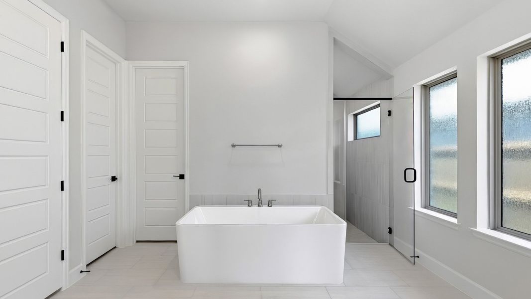 Furnished interior view inside a new home in Eliana, McKinney (Image 13).