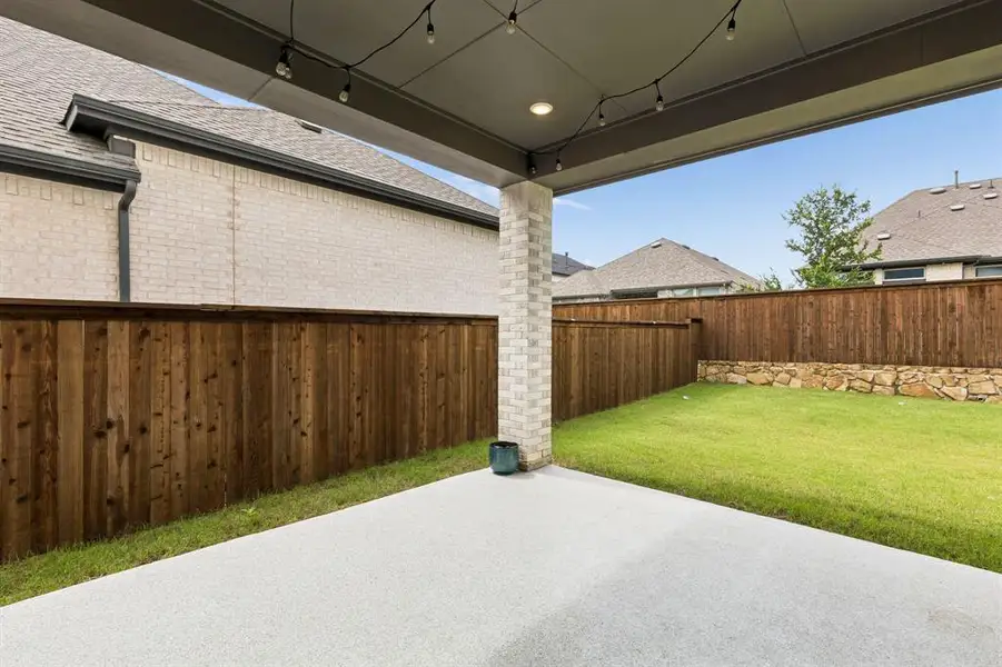 Exterior details and patio area of a home in , Celina (Image 3).