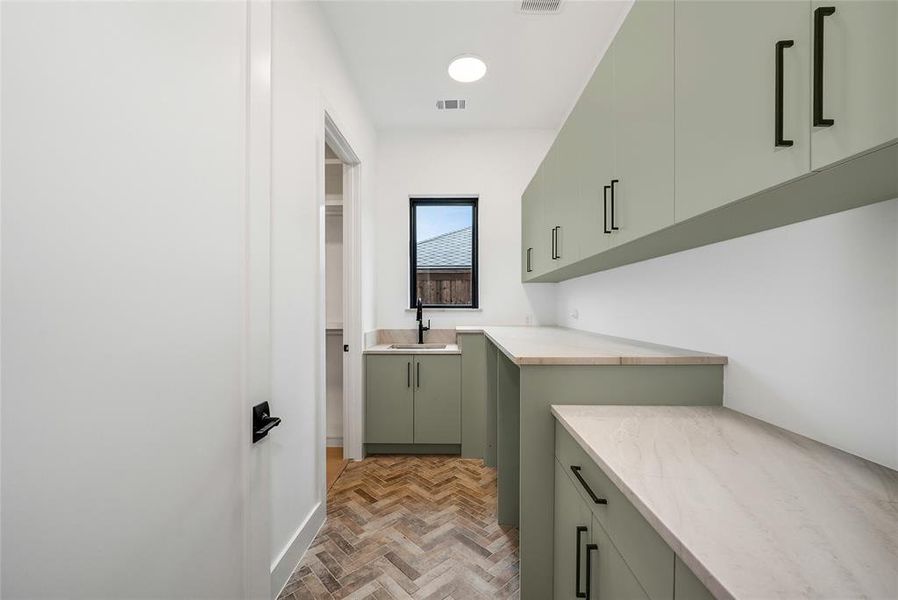 Furnished interior view inside a new home in , Dallas (Image 13). Furnished interior view inside a new home in , Dallas (Image 13).