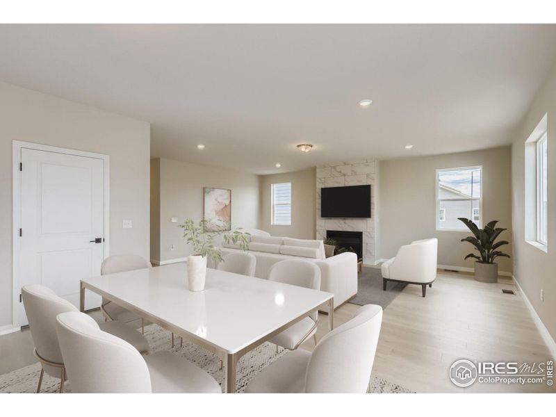 Seamless main floor living Seamless main floor living