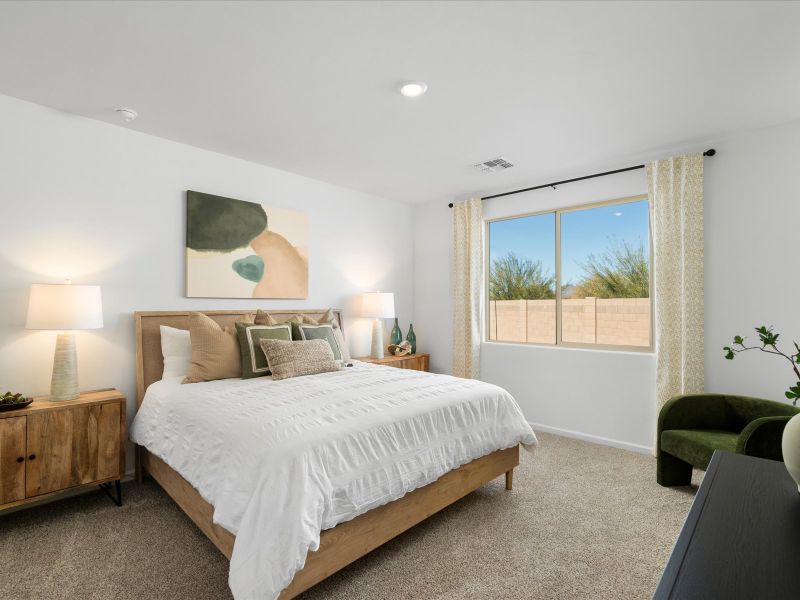 Furnished interior view inside a new home in Las Patrias at Star Valley Phase III - Premier Series, Tucson (Image 6).