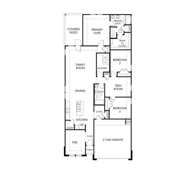 2D floor plan layout of this home in Riviera Pines - Premier Series, Huffman, TX (Image 2). 2D floor plan layout of this home in Riviera Pines - Premier Series, Huffman, TX (Image 2).