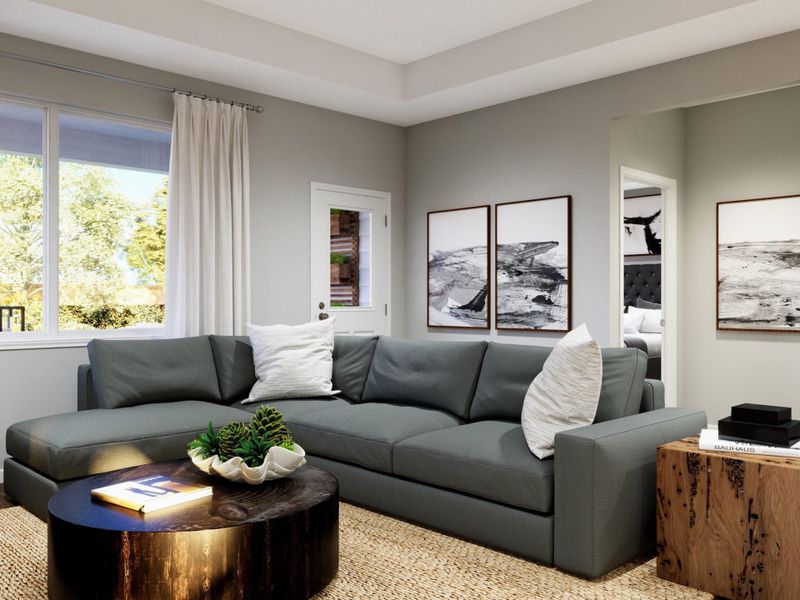 Photos are a representation of the floor plan. Options and interior selections will vary.