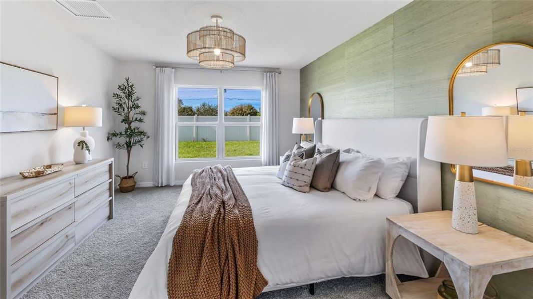 Furnished interior view inside a new home in Bella Lago, Parrish (Image 15). Furnished interior view inside a new home in Bella Lago, Parrish (Image 15).