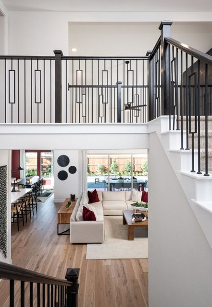 Representative furnished interior of a home built from the Owen by Tri Pointe Homes in View at the Reserve, Mansfield (Image 8).
