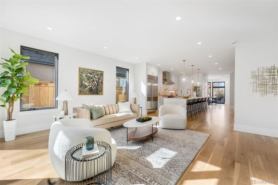 Furnished interior view inside a new home in , Denver (Image 6).