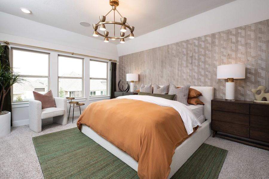 Representative furnished interior of a home built from the Ivy by Tri Pointe Homes in Union Park, Little Elm (Image 5).