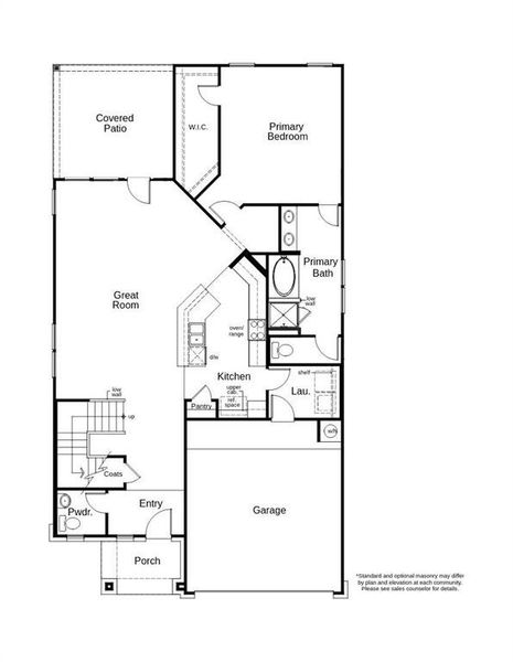 This floor plan features 5 bedrooms, 2 full baths, 1 half bath, and over 2,800 square feet of living space.