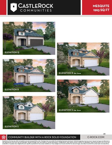 Front exterior of a new home in Westridge, McKinney, TX, highlighting curb appeal (Image 17). Front exterior of a new home in Westridge, McKinney, TX, highlighting curb appeal (Image 17).