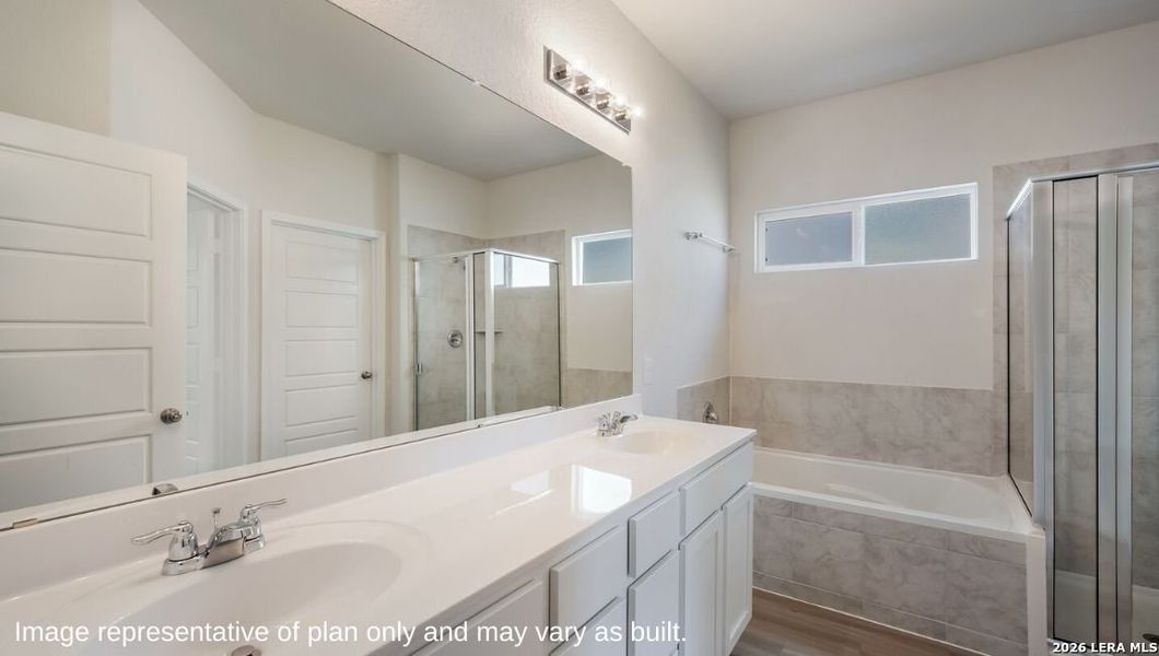 Furnished interior view inside a new home in Riverstone at Westpointe, San Antonio (Image 3).