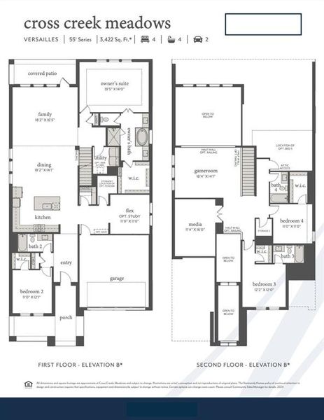 With an open and flowing main floor plus fantastic entertaining space upstairs, our Versailles plan is a winner!