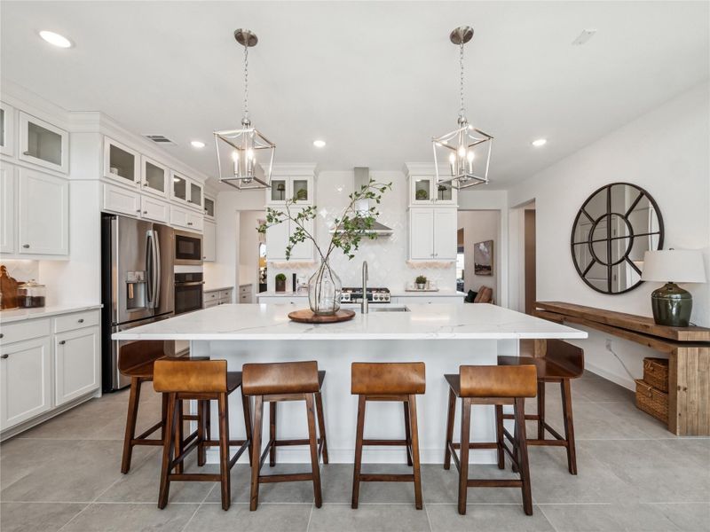 Gourmet island kitchen (*Photo not of actual home and used for illustration purposes only.)