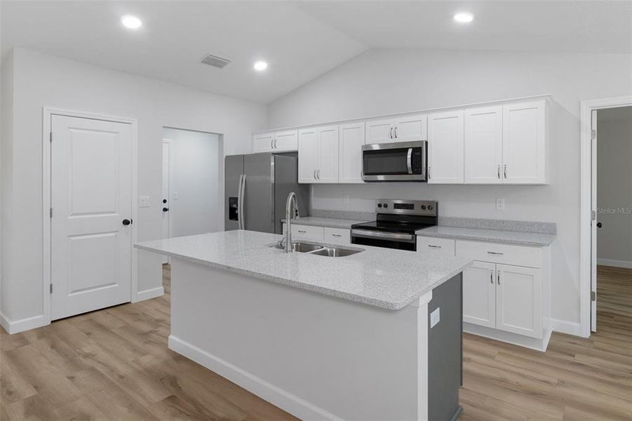 Furnished interior view inside a new home in , Citrus Springs (Image 16).