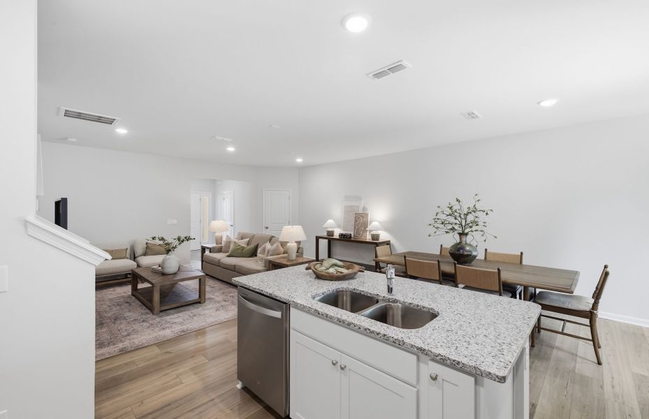Furnished interior view inside a new home in Cambria, Garner (Image 5).