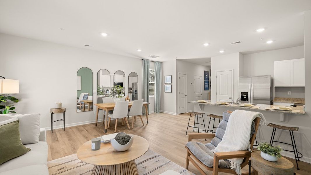 Representative furnished interior of a home built from the Pearson II by D.R. Horton in Roseleigh Park, Douglasville (Image 12).