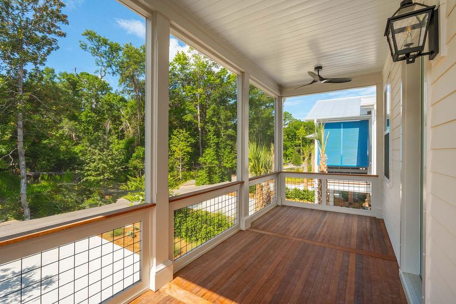 Exterior details and patio area of a home in , Johns Island (Image 3).