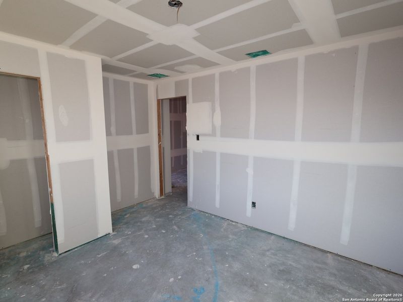 In-progress construction of a new home in Cinco Lakes, San Antonio, TX (Image 30).