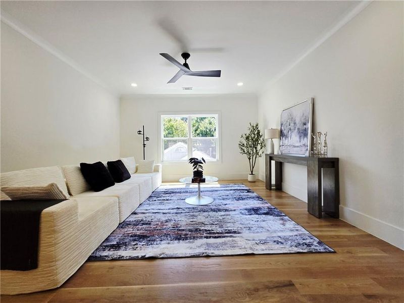Furnished interior view inside a new home in , Atlanta (Image 42).