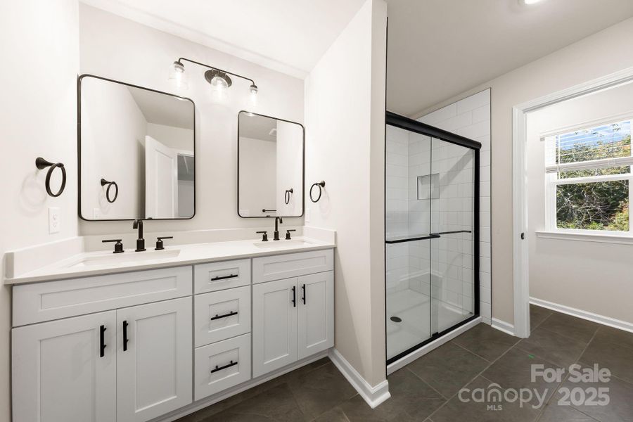 Furnished interior view inside a new home in , Charlotte (Image 10).