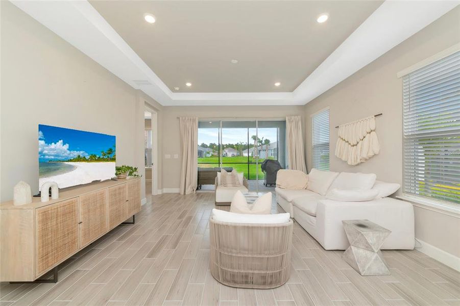 Furnished interior view inside a new home in , Sarasota (Image 11).