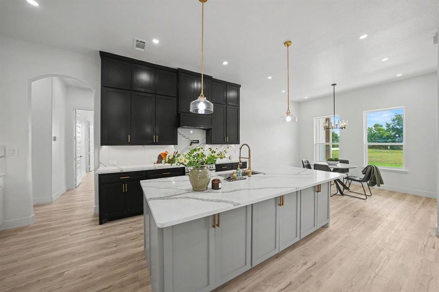 Furnished interior view inside a new home in , Celeste (Image 7).