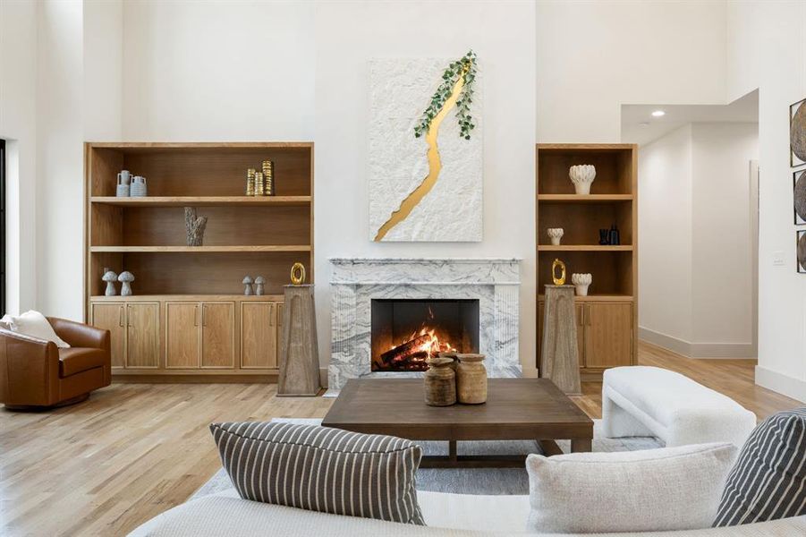 Furnished interior view inside a new home in , Dallas (Image 10).