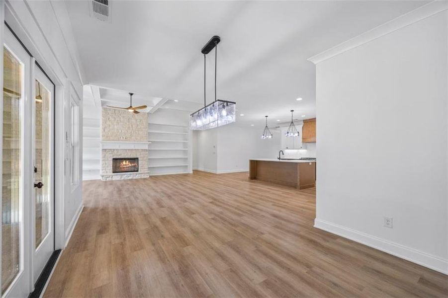 Spacious, unfurnished interior of a new home in , Monroe (Image 44).