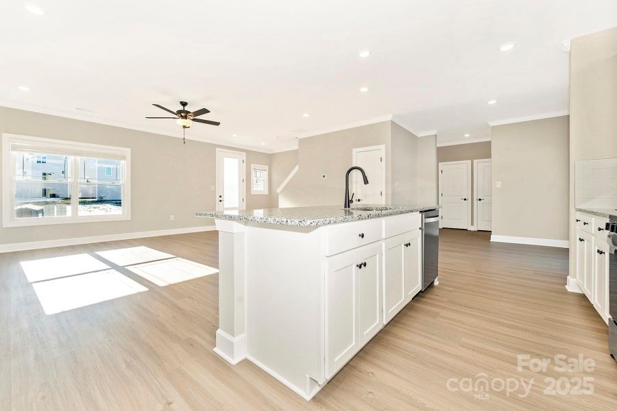 Furnished interior view inside a new home in , Winston-Salem (Image 7).
