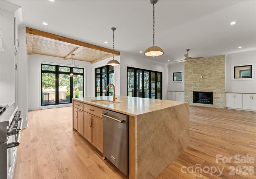 Furnished interior view inside a new home in , Charlotte (Image 4).