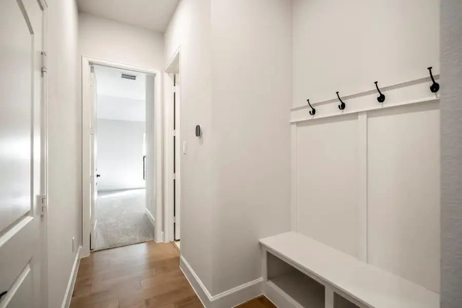 Mud locker area right near the 3-car epoxy garage.