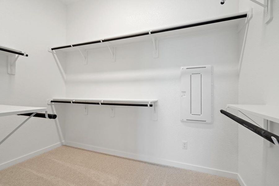 Spacious, unfurnished interior of a new home in Park Collection at Lariat, Liberty Hill (Image 20). Spacious, unfurnished interior of a new home in Park Collection at Lariat, Liberty Hill (Image 20).