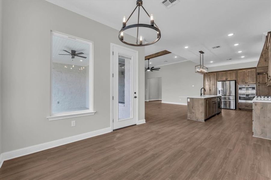 Furnished interior view inside a new home in , Robinson (Image 6). Furnished interior view inside a new home in , Robinson (Image 6).