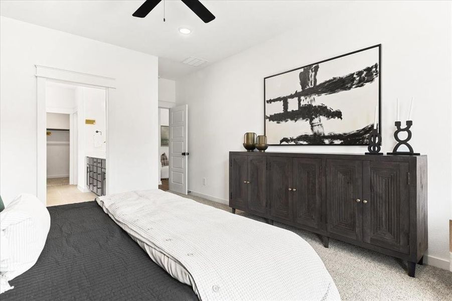 Furnished interior view inside a new home in Keeneland 50s, Aubrey (Image 21). Furnished interior view inside a new home in Keeneland 50s, Aubrey (Image 21).