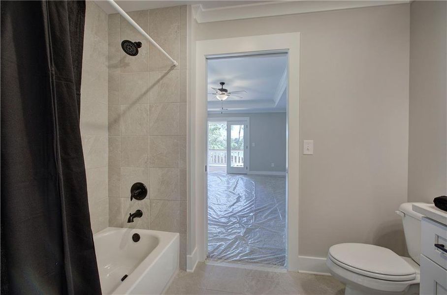 Furnished interior view inside a new home in , Euharlee (Image 32).