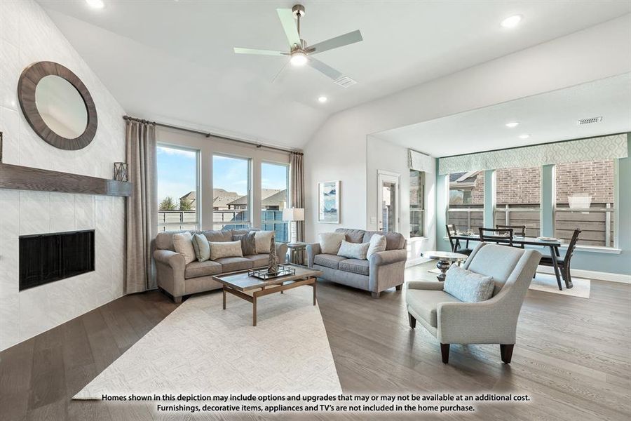Furnished interior view inside a new home in Silo Mills, Joshua (Image 29).