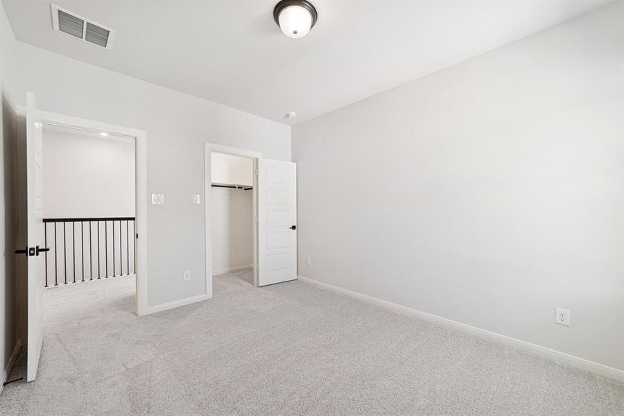 Spacious, unfurnished interior of a new home in Painted Tree Woodland West – Cottages, McKinney (Image 23). Spacious, unfurnished interior of a new home in Painted Tree Woodland West – Cottages, McKinney (Image 23).