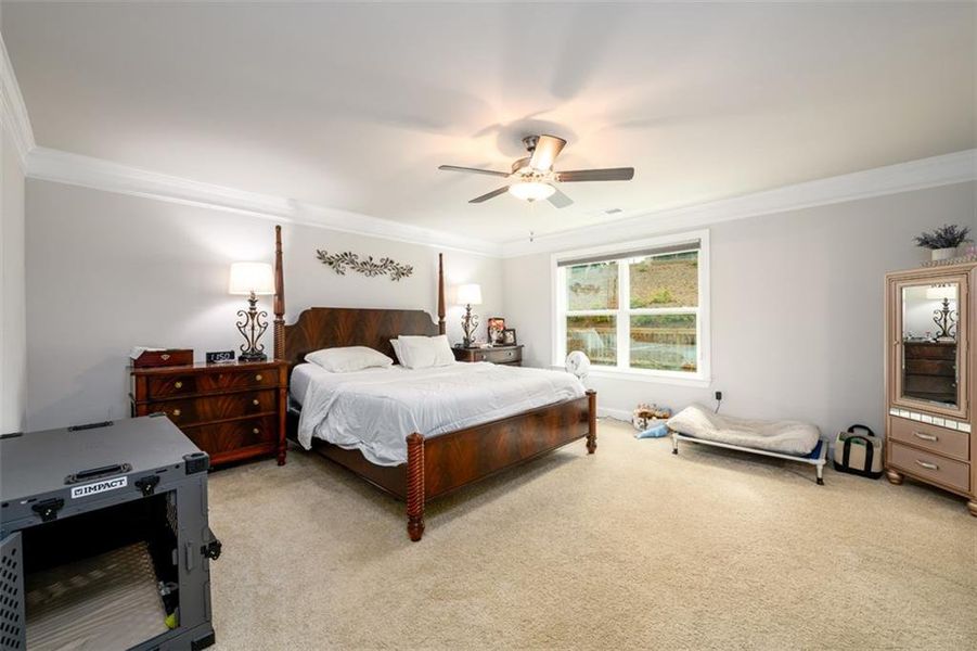 Furnished interior view inside a new home in Holiday Pines, Buford (Image 3).