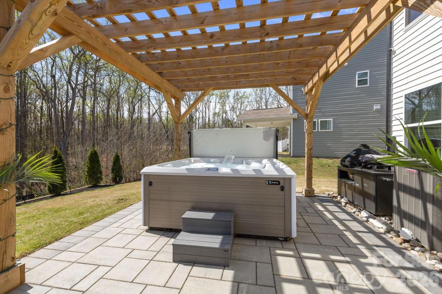 Exterior details and patio area of a home in Dogwood Grove, Statesville (Image 26).